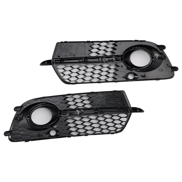 Audi Q5 S-Line/SQ5 2013-2017 Parachoques delantero Luz antiniebla Parrilla Cubierta inferior Rejilla de repuesto negra