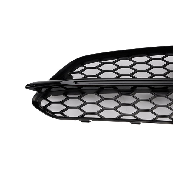 Audi A8/S8 2015-2017 Grille de phare antibrouillard en nid d'abeille 2 pièces couvercle de gril Lowe de brouillard avant noir