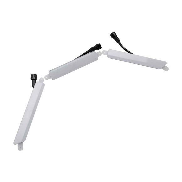 Luci LED bianche/gialle della griglia del paraurti anteriore 2016-2023 del guardia forestale T6/T7 limitato/XL/XLT/Wildtrak di Ford