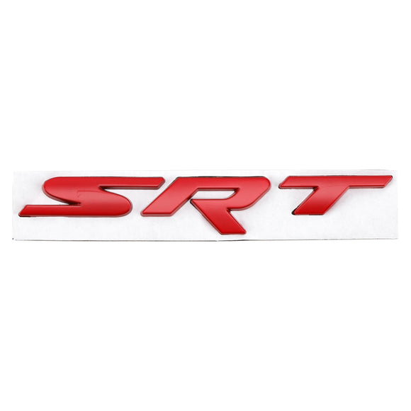 Emblema adesivo SRT portellone posteriore per badge coperchio bagagliaio Dodge Durango Charger Challenger