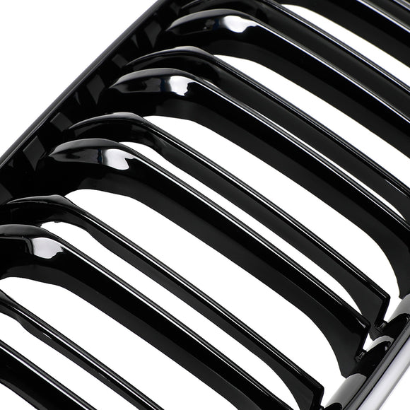 Griglia con rene anteriore, griglia nera lucida per BMW Serie 1 F20/F21 116d/118d/120d/118i/125i 2015-2017