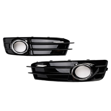 Audi A3 S-Line S3 2009-2013 Front Lower Bumper Grille Fog Light Cover 8P0807682 8P0807681