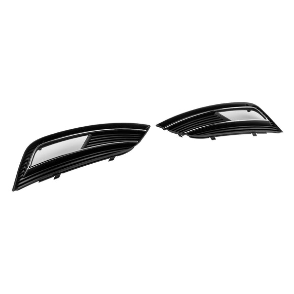 Rejilla de cubierta de luz antiniebla estilo S4, compatible con parachoques estándar Audi A4 B8.5 2013-2015