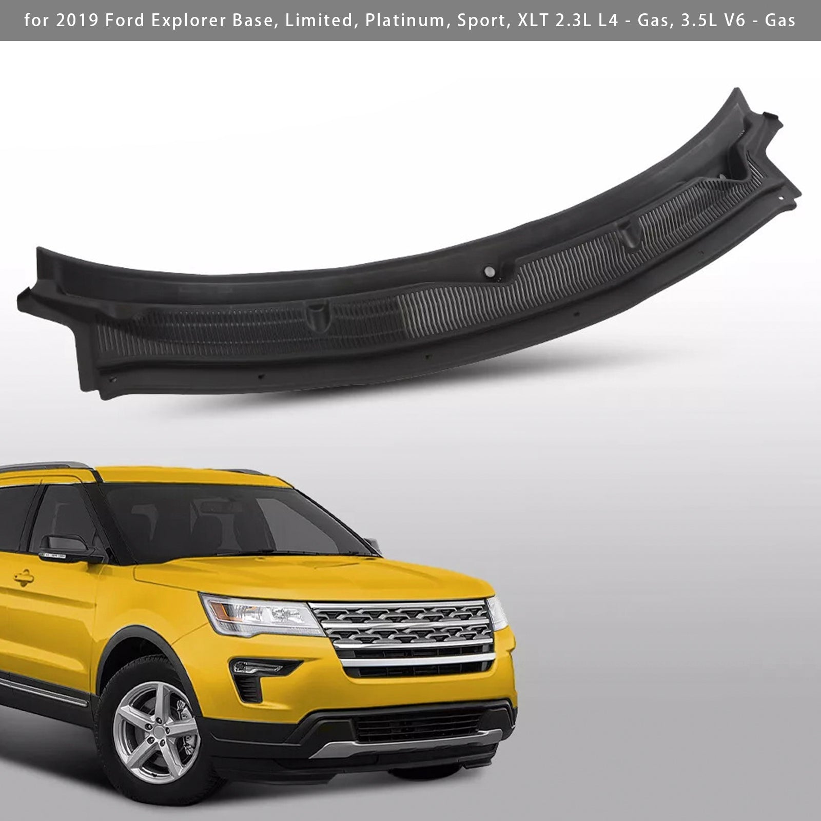 Windshield Cowl Grille Top BB5Z78022A68AA For Ford Explorer 2011