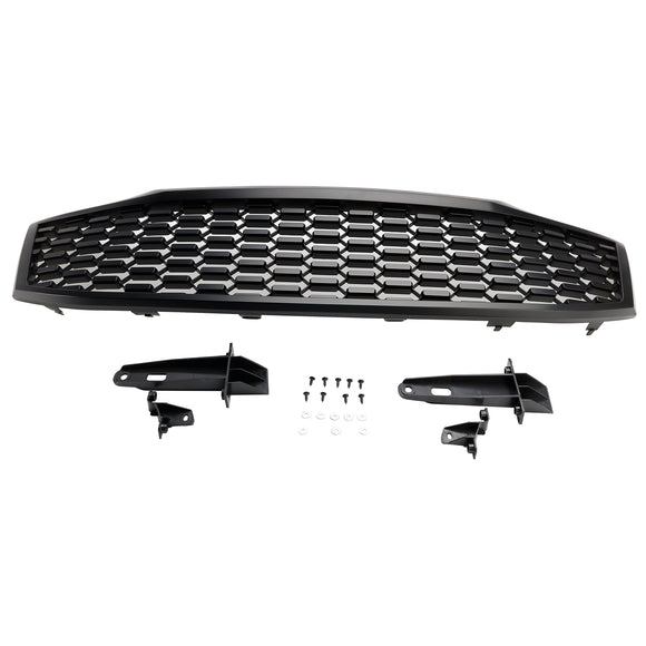 Toyota Hilux Vigo MK7 2012–2014 Frontstoßstangengrill, mattschwarzer Grill