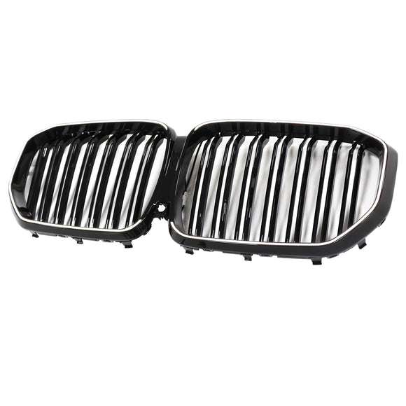 Calandre avant noire à Double lattes pour BMW X5 G05 2019 – 2022 M-Performance