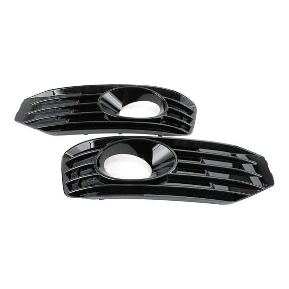 Volkswagen 2010-2015 Transporter Caravelle T5 T5.1 S-Line Fog Lamp Light Cover Insert S-line Grill Gloss Black