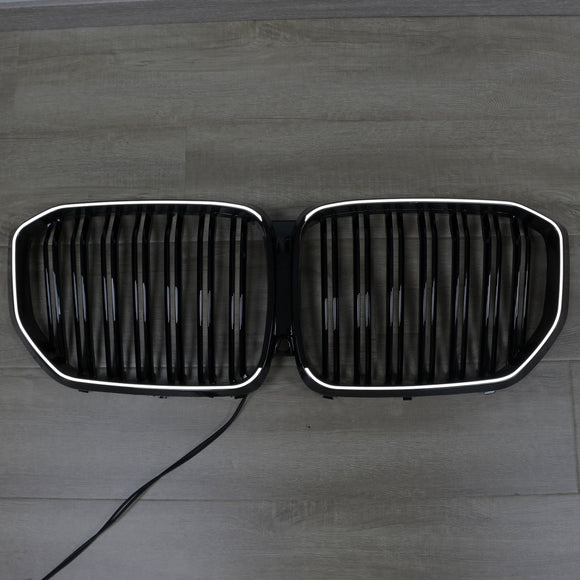 Calandre avant noire à Double lattes pour BMW X5 G05 2019 – 2022 M-Performance
