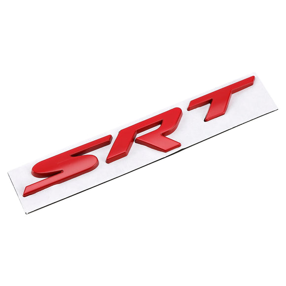 Emblema adesivo SRT portellone posteriore per badge coperchio bagagliaio Dodge Durango Charger Challenger