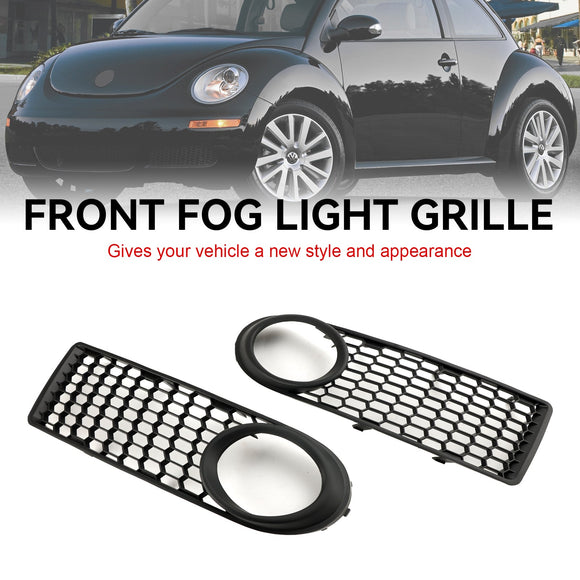 Volkswagen 2006-2010 Beetle & Beetle Convertible 1C0807683J 1C0807684B Front Bumper Fog Light Grille
