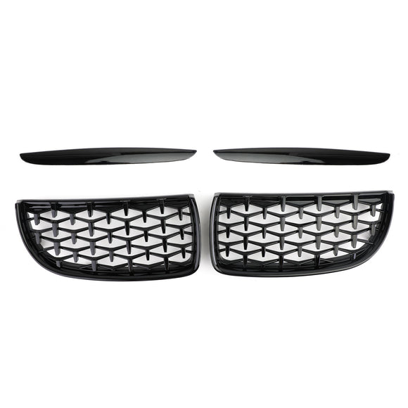 BMW 2005-2008 E90 Serie 3 335i/328i/320d/330i/325i Berlina Meteor Griglia a rene nera Griglia a rete