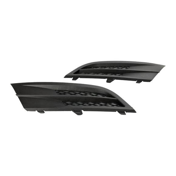 VW Jetta 2015-2018 Pair Fog Lamp Cover Grille Grill 5C6853665H9B9 5C6853666G9B9 VW1038135 Generic
