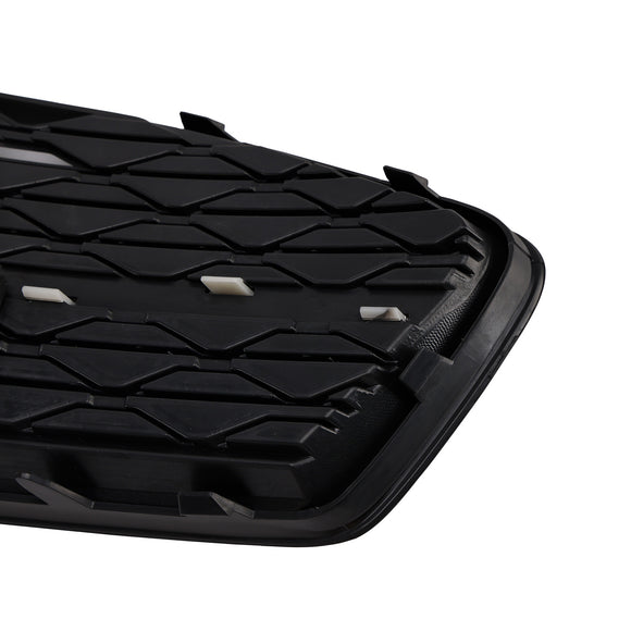 Audi A6 C8 2018-2024 2 piezas rejilla de parachoques delantero luz antiniebla cubierta cromada negra