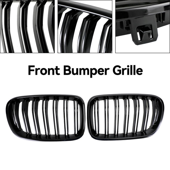 2010-2014 BMW X3 F25 xDrive28i/xDrive35i/xDrive20d/xDrive30d Griglia nera lucida Rene paraurti anteriore