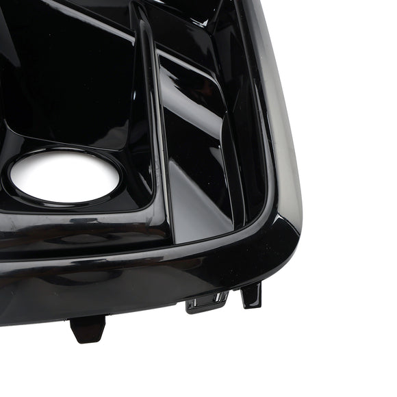 Audi Q5 S Line/SQ5 2021-2025 Cubierta de parrilla de lámpara antiniebla delantera negra