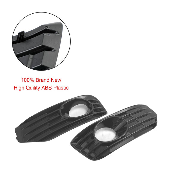 Volkswagen 2010-2015 Transporter Caravelle T5 T5.1 S-Line Fog Lamp Light Cover Insert S-line Grill Gloss Black