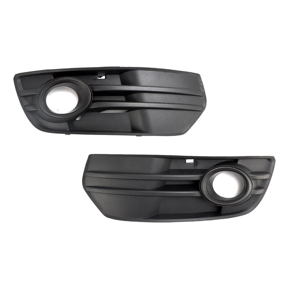 Audi 2009-2012 Q5 parachoques delantero estándar 2 piezas parachoques delantero parrilla luz antiniebla cubiertas de lámpara