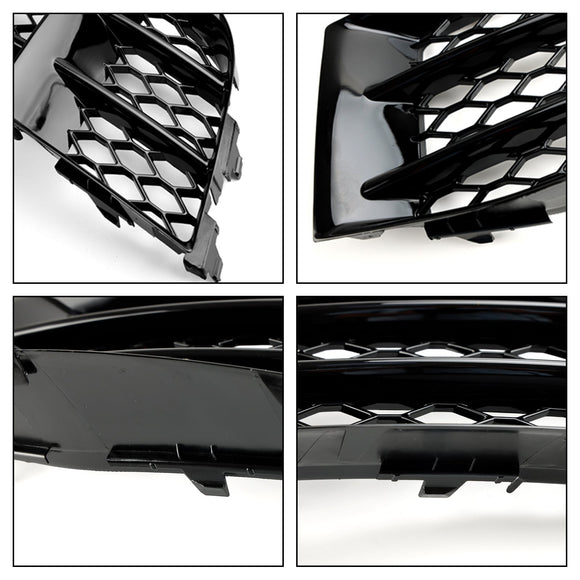 Audi 2010-2016 A5 RS5 Coupé/Sportback 8T0807681F 8T0807682F Pare-chocs avant Couvercle de phare antibrouillard inférieur Grille de calandre