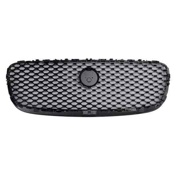 Jaguar XF 2016–2019 XF-R Style Grille Front Bumper Gloss Black Replacement Grill