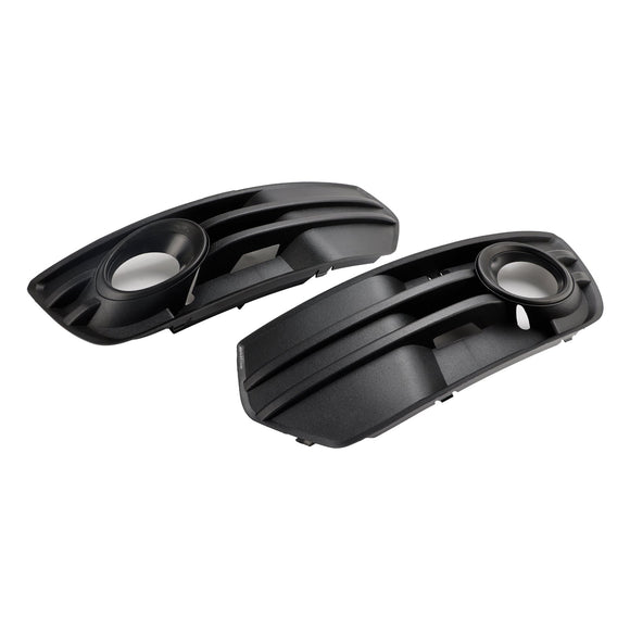Audi 2009-2012 Q5 parachoques delantero estándar 2 piezas parachoques delantero parrilla luz antiniebla cubiertas de lámpara