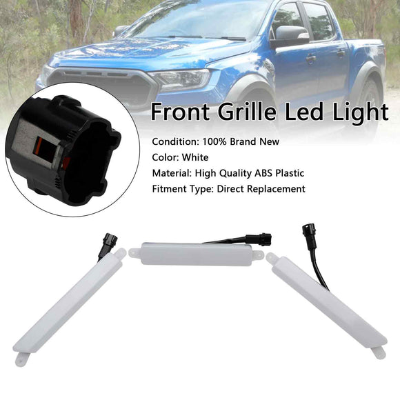 Luci LED bianche/gialle della griglia del paraurti anteriore 2016-2023 del guardia forestale T6/T7 limitato/XL/XLT/Wildtrak di Ford