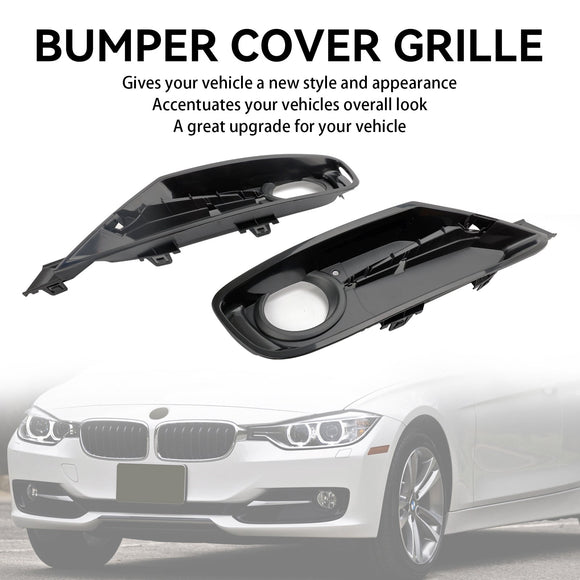 BMW 2013-2015 Serie 3 335i 335i xDrive 2 cubiertas de rejilla de luz antiniebla para parachoques delantero