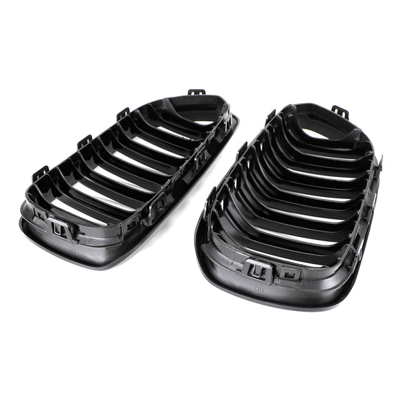 Griglia con rene anteriore, griglia nera lucida per BMW Serie 1 F20/F21 116d/118d/120d/118i/125i 2015-2017
