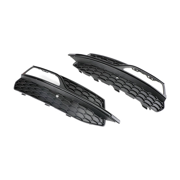Audi 2013-2017 Sline 8V 8V3807681G 8V3807682G Parachoques inferior Cubierta de luz antiniebla Parrilla