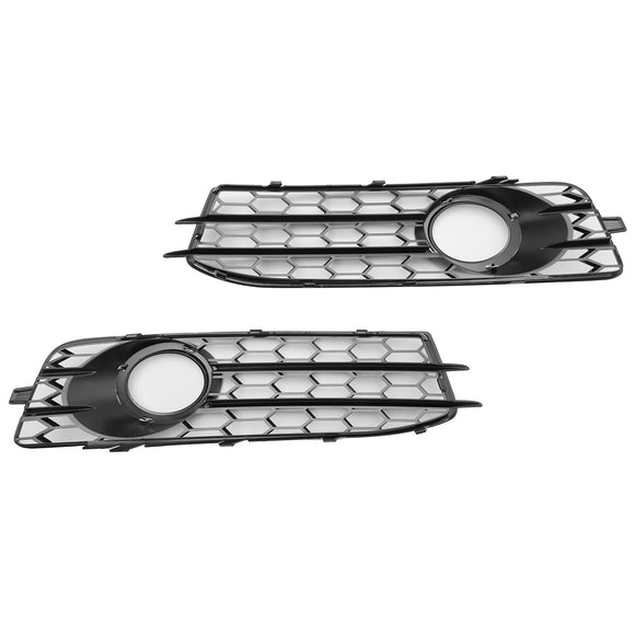 2009-2012 Audi A3 8P S-Line Style nid d'abeille pare-chocs avant calandre antibrouillard couverture noire 8P0 807 682 K T94 8P0 807 681 AF T94