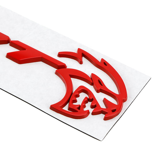Emblema della decalcomania del portellone posteriore SRT Hellcat per il distintivo del coperchio del bagagliaio Dodge Durango Charger Challenger