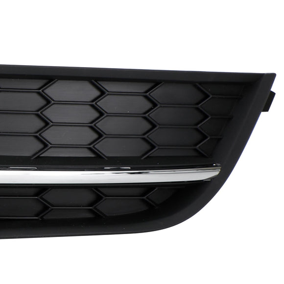 Volkswagen 2012-2015 Passat 2PCS Front Driving Fog Light Cover Black/Chrome