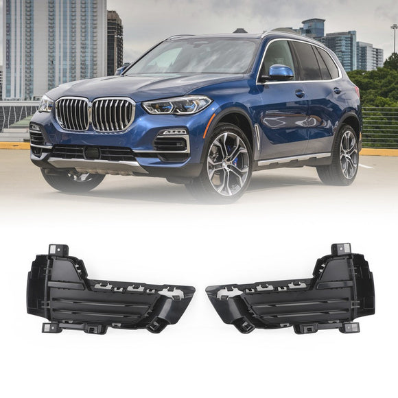 Pare-chocs avant inférieur gauche pour BMW X5 F15 xDrive35i/xDrive40e/xDrive30d/xDrive50i/M50d (2013-2018) & Grille de calandre droite