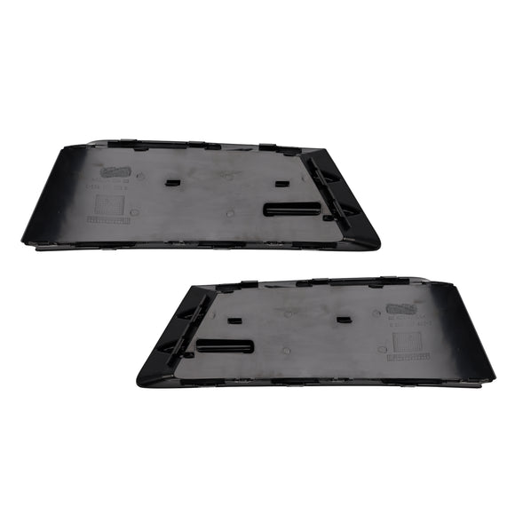 2PCS Front Fog Light Grille Lower Bumper Grill For AUDI A4 B9 2016-2018
