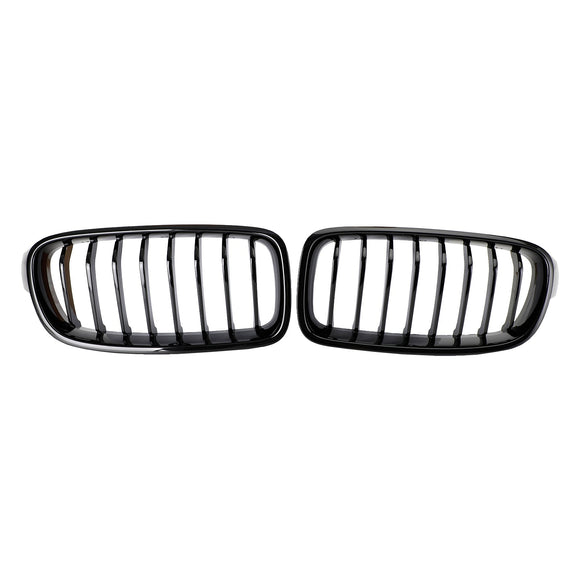 BMW 2012–2019 3er F30 F31 318i/320i/328i/330i/335i/340i/320d glänzend schwarzer Grill vorne Nierengrill