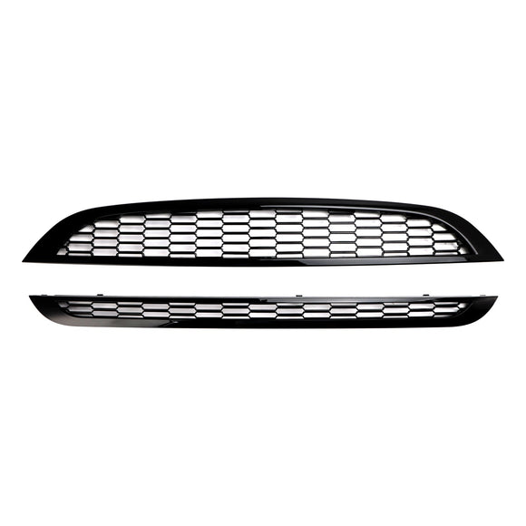 Mini 2002-2006 R50 One 1.6i 2PCS Honeycomb Mesh Front Grill Grille