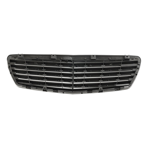 2002-2006 Mercedes-Benz W211 E-Class E320 E350 E500 E55 Front Grill Glossy Black Grille