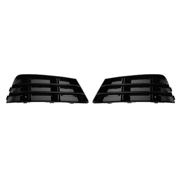 AUDI A4 B9 2016-2018 2PCS Front Fog Light Grill Lower Bumper Grille