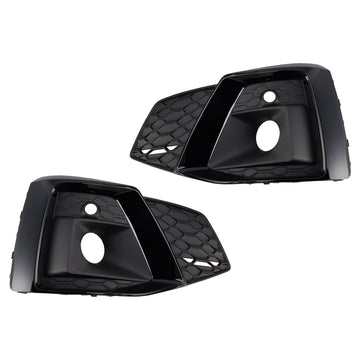 2 piezas de cubierta de luz antiniebla para parachoques delantero, rejilla 8W6807682T3Q7 Compatible con Audi A5 S5 2020-2023