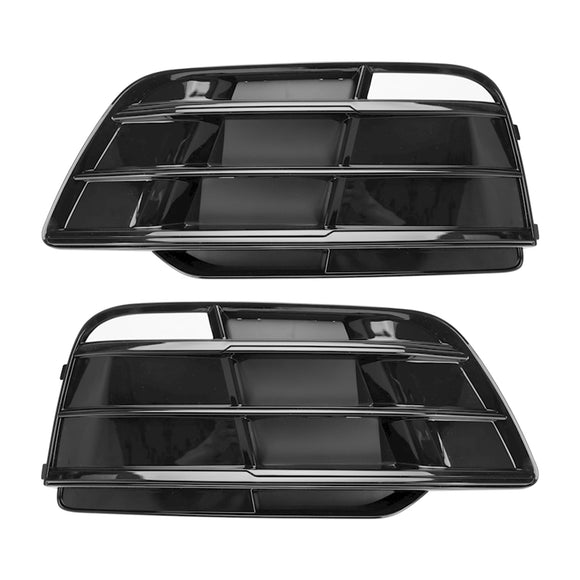 Audi SQ5 / Q5 Sline 2018-2021 Front Bumper Lower Grille Fog Light Replacement Black Grill
