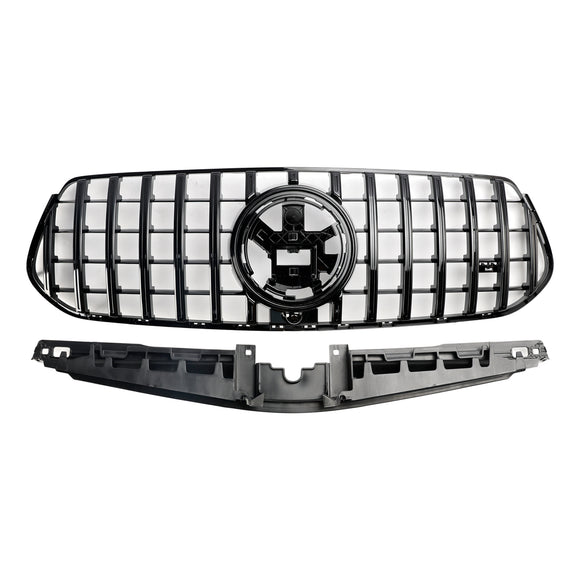 Mercedes Benz Classe GLE W167 Griglia paraurti anteriore V167 GLE350/450/580/GLE53 AMG-Line 2024 Griglia stile AMG nera