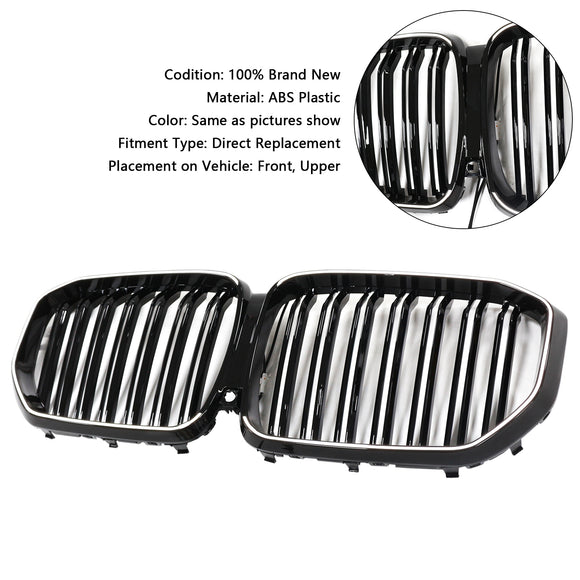Calandre avant noire à Double lattes pour BMW X5 G05 2019 – 2022 M-Performance