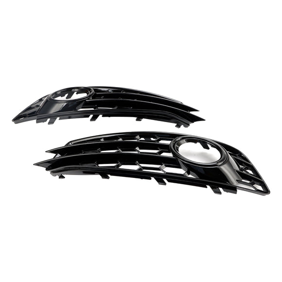 Audi A3 S-Line 8P 2009–2013 Waben-Nebelscheinwerfergitter, vordere Stoßstange, Lowe-Abdeckung, schwarzer Grill, 8P0807682, 8P0807681