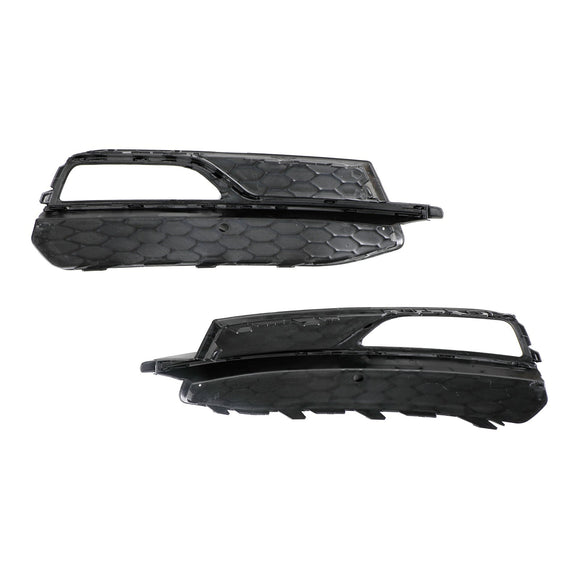 2013-2016 Audi A3 S-Line / S3 Lower Bumper Fog Light Cover Grille Replacement Honeycomb Grill 8V3807681G 8V3807682G