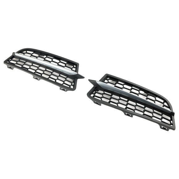 BMW 2011-2015 Serie 1 F20 F21 M 2 piezas parachoques delantero luz antiniebla cubierta bisel parrilla parrilla