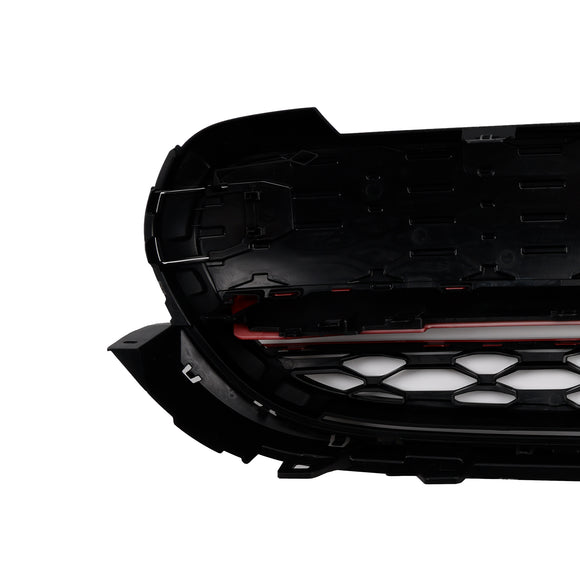 2014-2021 Mini Cooper F55 F56 F57 GP-Style Grill Front Bumper Gloss Black Red Trim Grille