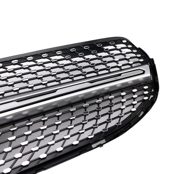 Diamond Front Bumper Grille Mercedes-Benz X253 GLC250 GLC300 2020-2022 Grill