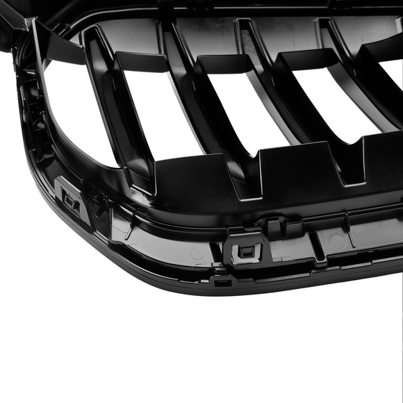 2023-2024 BMW X1 U11 U12 xDrive23i/sDrive18i/xDrive25e/xDrive30 Grille de pare-chocs avant Grille noire brillante