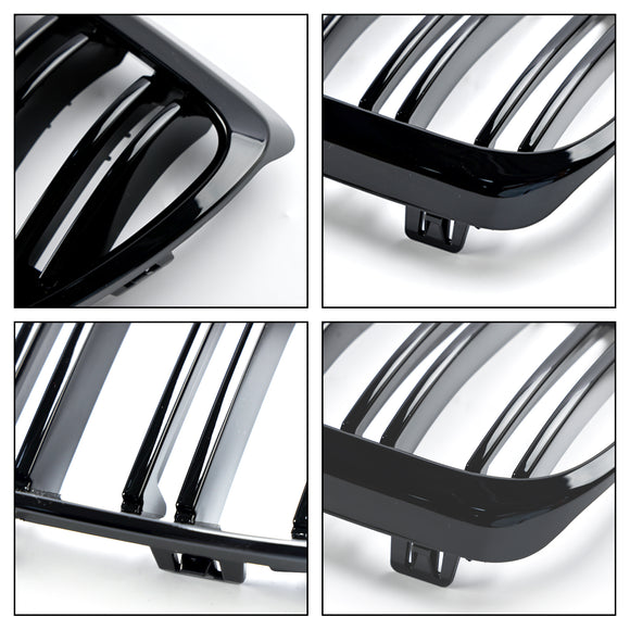 Griglia del rene anteriore BMW Serie 3 M3 (E92/E93) 2008-2013 Griglia nera lucida