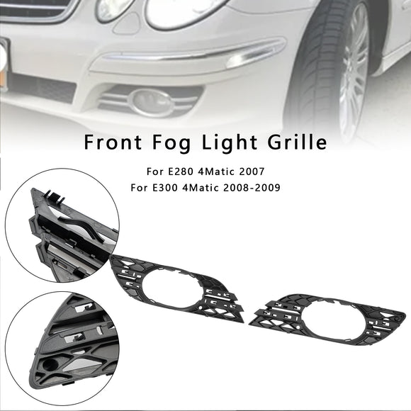 Mercedes Benz E-Class W211 E280/300/320/350/550/E63 2007-2009 2PCS Fog Light Trim Set