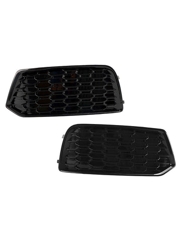 Audi Q5 Standard Version 2018-2021 2PCS Front Bumper Cover Grille Grill Bezel Insert 80A807679D 80A807679DRU6 Generic